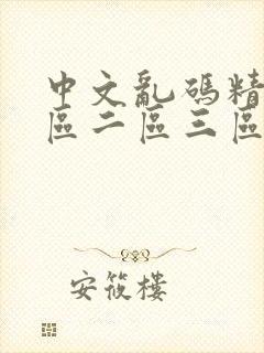 中文乱码精品一区二区三区人妻