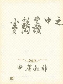 小说掌中之物免费阅读