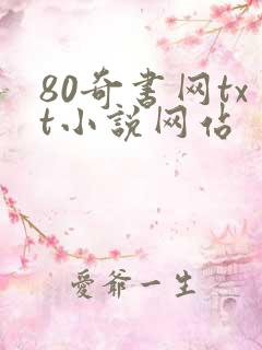 80奇书网txt小说网站