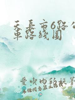 天长市6路公交车路线图