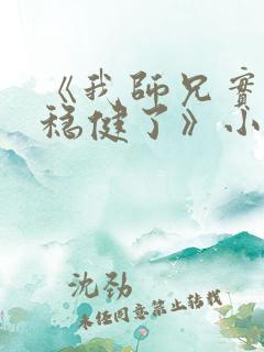 《我师兄实在太稳健了》小说