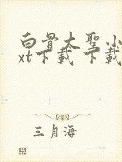 白骨大圣小说txt下载 下载