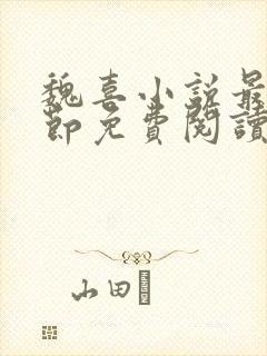 魏喜小说最新章节免费阅读无弹窗