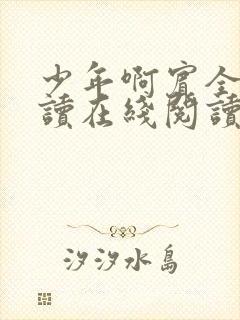 少年啊宾全文阅读在线阅读