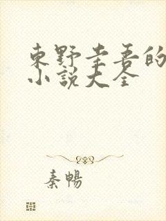 东野圭吾的推理小说大全
