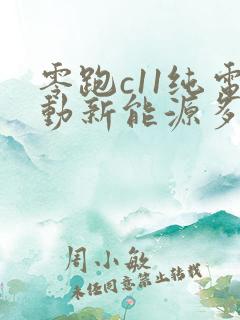 零跑c11纯电动新能源多少钱