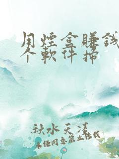 用烟盒赚钱用哪个软件扫