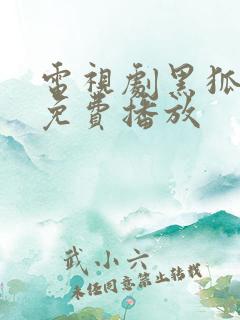 电视剧黑狐全集免费播放