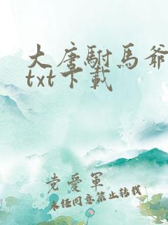 大唐驸马爷全文txt下载