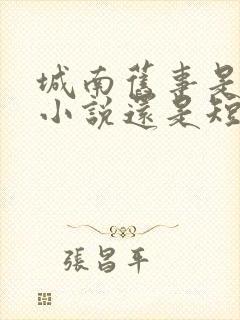 城南旧事是长篇小说还是短篇小说