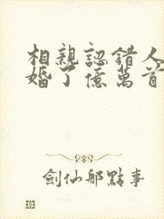 相亲认错人,闪婚了亿万首富