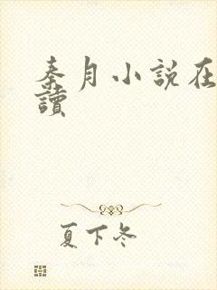 秦月小说在线阅读