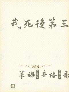 我死后第三年