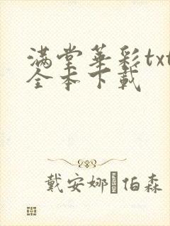 满堂华彩txt全本下载