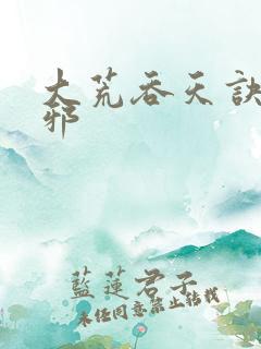大荒吞天诀柳无邪