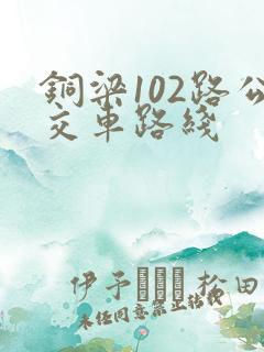 铜梁102路公交车路线