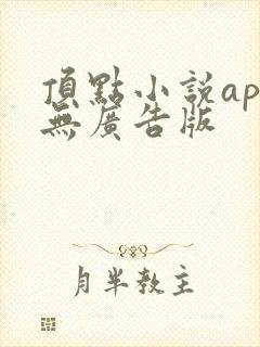 顶点小说app无广告版