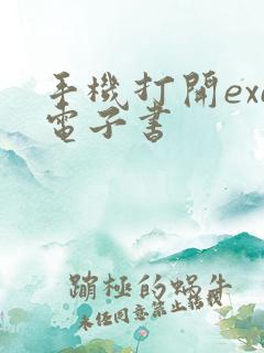 手机打开exe电子书