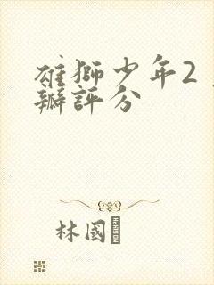 雄狮少年2 豆瓣评分