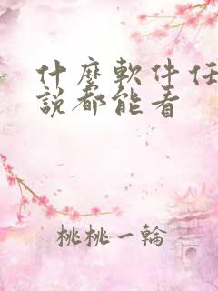 什么软件任何小说都能看