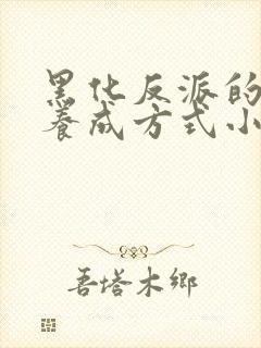 黑化反派的正确养成方式小说