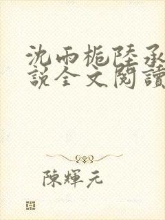 沈雨栀陆承聿小说全文阅读
