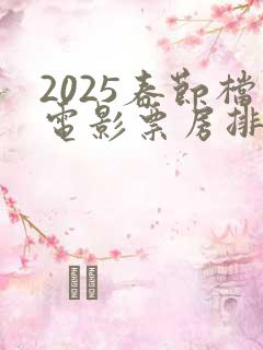 2025春节档电影票房排行榜