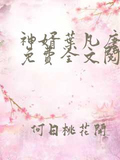 神婿叶凡唐若雪免费全文阅读最新章节