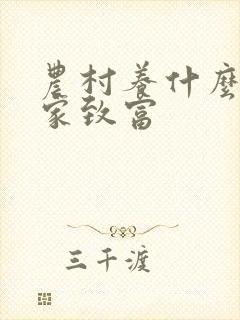 农村养什么能发家致富