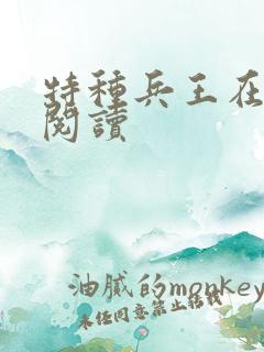特种兵王在山村阅读