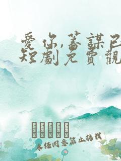 爱你,蓄谋已久短剧免费观看全集