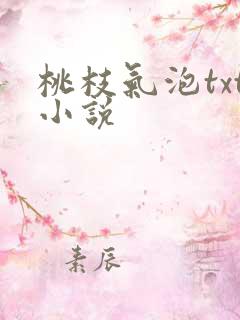 桃枝气泡txt小说