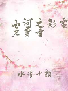 山河之影电视剧免费看
