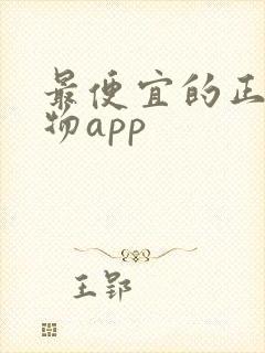 最便宜的正品购物app