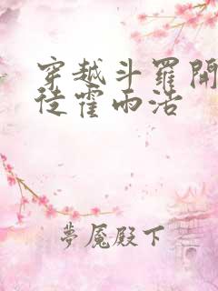 穿越斗罗开局收徒霍雨浩