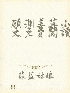 顾渊姜苒小说全文免费阅读
