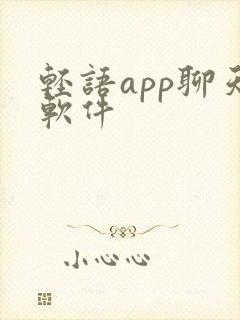 轻语app聊天软件