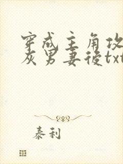穿成主角攻的炮灰男妻后txt全文
