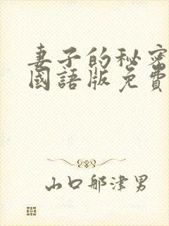 妻子的秘密韩剧国语版免费观看全集