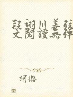 段翊川姜弦歌全文阅读无弹窗笔趣阁