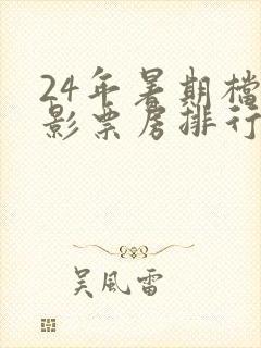 24年暑期档电影票房排行榜