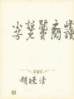 小说关之峰倪芳芳免费阅读