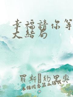 幸福请你等等我大结局