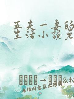 五夫一妻的幸福生活小说免费阅读