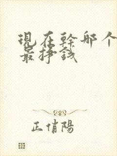 现在干哪个行业最挣钱