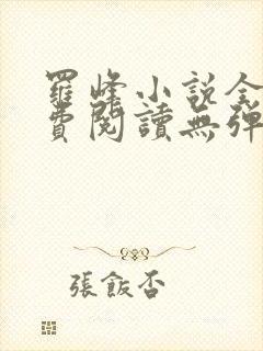 罗峰小说全文免费阅读无弹窗