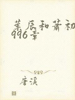 叶辰和萧初然6996章