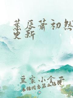 叶辰萧初然最快更新