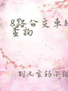 8路公交车线路查询
