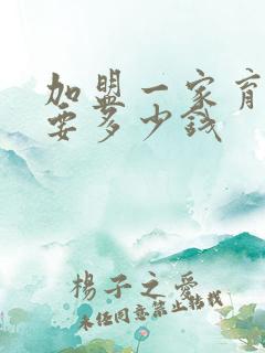 加盟一家育婴店要多少钱